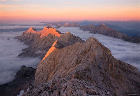 Zugspitze Summit Sunset | Wettersteingebirge, Germany | Mountain Photography by Jack Brauer