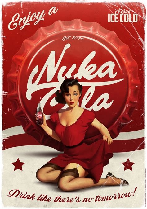 Fallout - Premium Art Print - Nuka Cola | at Mighty Ape NZ