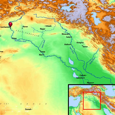 Bible Map: Carchemish