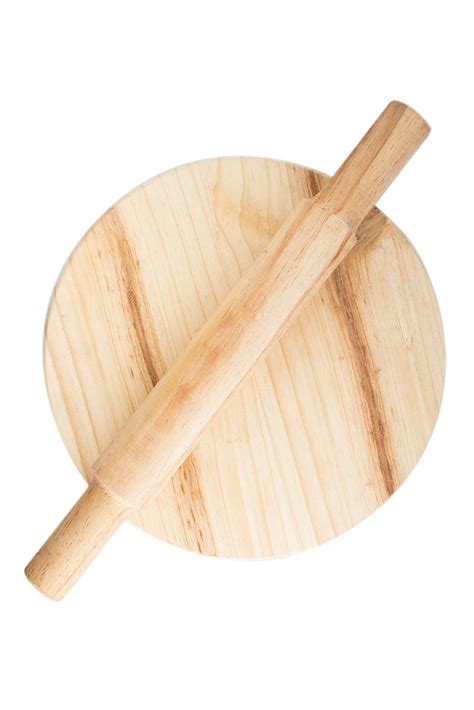 ROUND WOODEN BREAD BOARD SET - The Spice Emporium