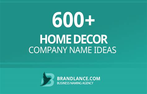 Home Decor Business Names - Home Decorating Ideas