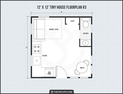 Tiny House Floor Plans 12x24 - Image to u