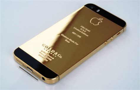 This 24 Karat Gold iPhone 5S Will Set You Back Just $5,000 | Ubergizmo