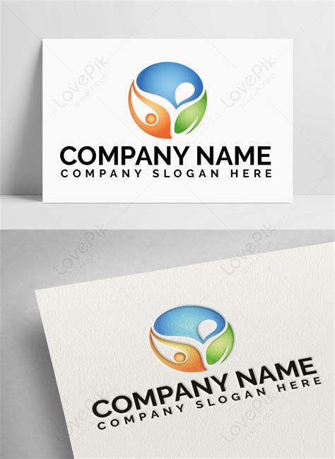 Colorful eco family group work logo template image_picture free download 450034236_lovepik.com