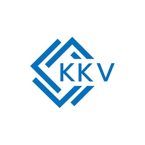 KKV letter logo design on white background. KKV creative circle letter logo concept. KKV letter ...