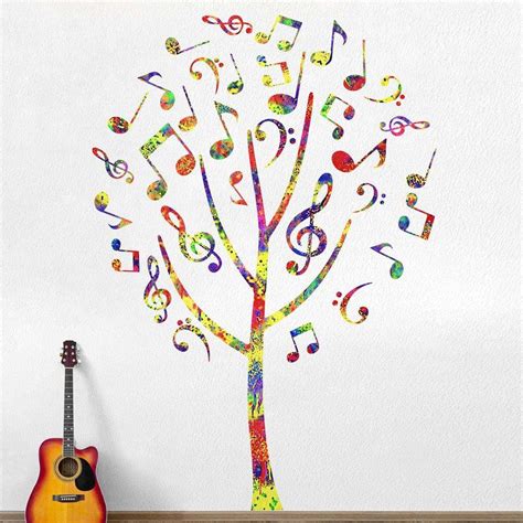 Music Note Tree Sticker Decal| My Wonderful Walls