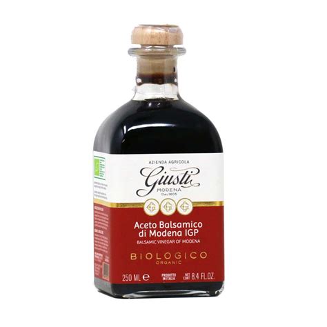 Giusti Aged Balsamic Vinegar - Organic 3 Seals, 250ml (8.4 fl oz ...