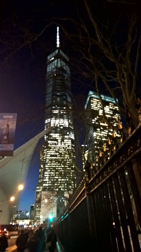 One World Trade Center Tower of New York City at night