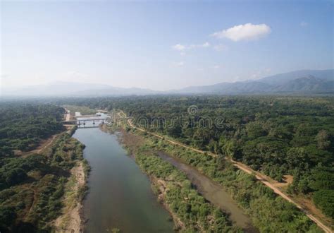 River from Top View by Drone in Northern Stock Image - Image of view, sand: 83414707