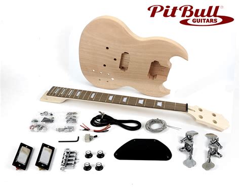 Musical Instruments, Stage & Studio Solo PBSK-10 DIY Short Scale Mini Electric Bass Guitar Kit ...