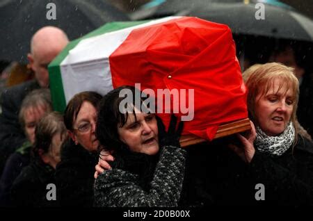 Dolours Price funeral Stock Photo - Alamy