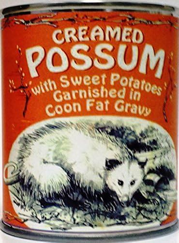 Creamed Possum in Coon Fat Gravy Garnished with Sweet Potatoes (Gag Can) | Pricepulse