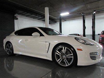 Sell used 2011 Porsche Panamera 4S white on black nav sun roof only 19k ...