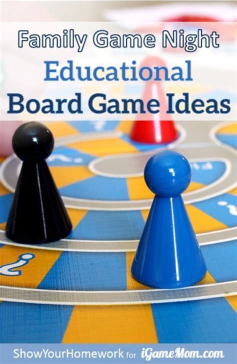 Educational Board Game Ideas for Family Game Night | Educational board ...