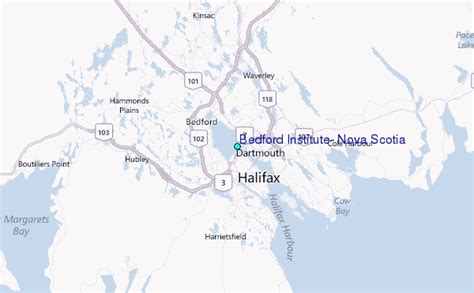 Bedford Institute, Nova Scotia Tide Station Location Guide