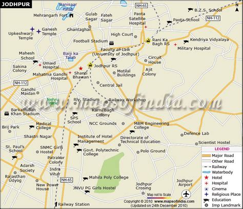 Jodhpur City Map | Map, Tourist map, City map