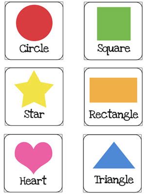 5 Best Images of Printable Color Flash Cards Shapes - Preschool Printable Shapes Flash Cards ...