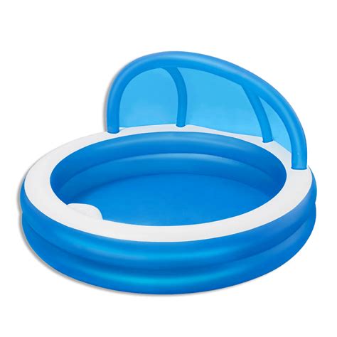 Bestway 2.41mx1.40m Round Blue Inflatable Pool - Freeshop