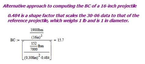 16-in Battleship Gun Ballistic Coefficient | Math Encounters Blog