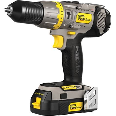 Stanley FatMax 20-Volt Lithium Cordless Hammer Drill, FMC620LA - Walmart.com - Walmart.com