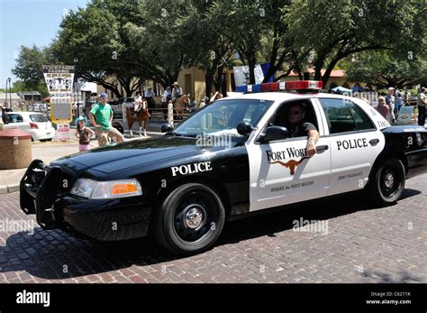 Police car, Fort Worth, Texas, USA Stock Photo - Alamy