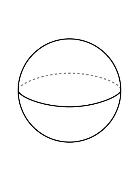 Flashcard of a Sphere | ClipArt ETC