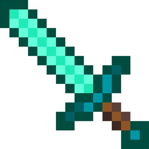 Minecraft Diamond Pickaxe Png Transparent / Including transparent png ...