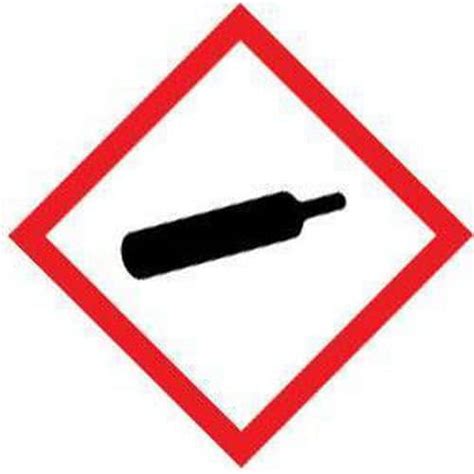 Gas Under Pressure Symbol Stickers | Signs & ID | Manutan UK