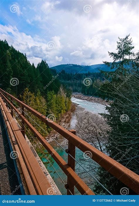 Elwa river bridge stock photo. Image of washington, elwa - 113772662