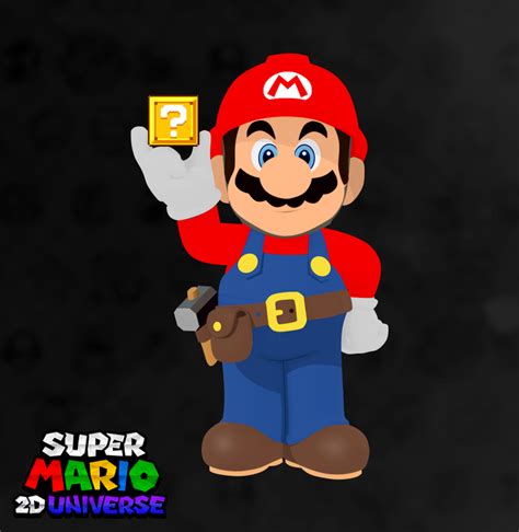 Builder Mario Artwork by EnjoyYourMadness on DeviantArt