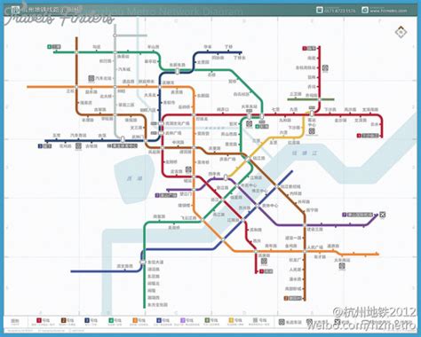 Hangzhou Subway Map - Travel - Map - Vacations - TravelsFinders.Com