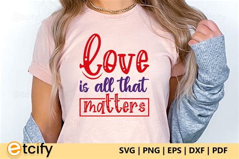 Love is All That Matters SVG Graphic by etcify · Creative Fabrica