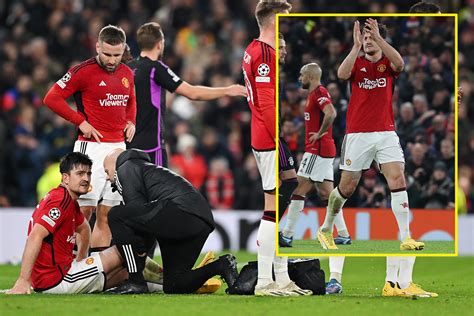 Manchester United dealt blow as Harry Maguire goes off injured in ...