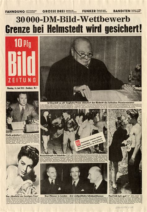 LeMO-Objekt: Erste Ausgabe der Bild-Zeitung, 1952