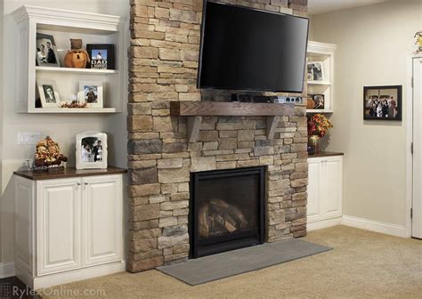 Fireplace Cabinets | Antique White | Crown Molding | Wallkill, NY