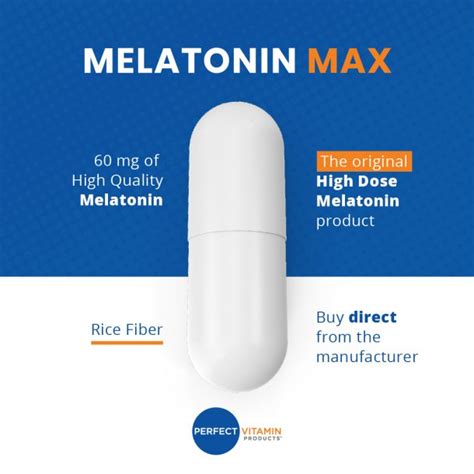 Melatonin Max – Perfect Vitamin Products