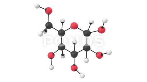 3D Glucose Molecule Structure