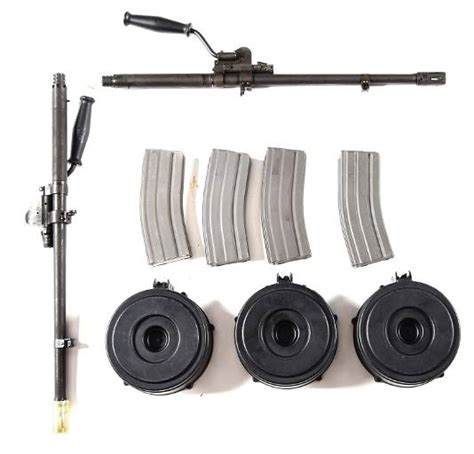 LOT OF DESIRABLE ULTIMAX 100 MACHINE GUN ACCESSORIES. - Oct 23, 2019 | Dan Morphy Auctions in PA