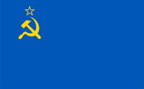 Flag of the Soviet Union but I changed the colors in support of Ukraine ...