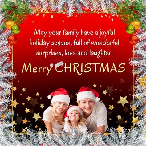 Copy of Christmas greetings card family template | PosterMyWall