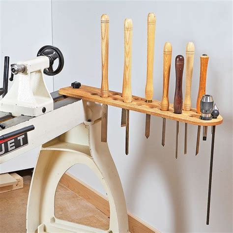 Swing-Arm Lathe-Tool Holder Woodworking Plan from WOOD Magazine | Woodturning tools, Wood ...