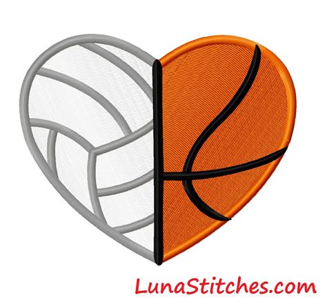 Basketball, Softball, Volleyball Heart SVG | ubicaciondepersonas.cdmx ...