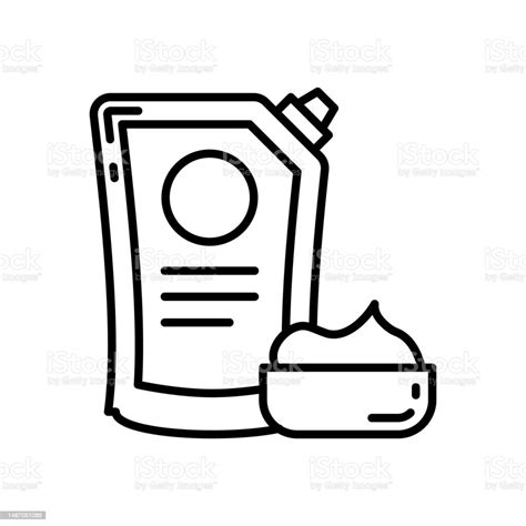 Mayonnaise Icon In Vector Logotype Stock Illustration - Download Image Now - Bechamel Sauce ...