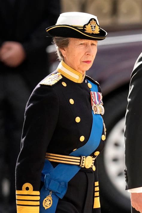 Princess Anne Suits Up In Royal Military Uniform for Queen Elizabeth ...