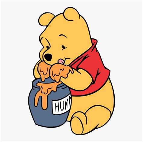 Winnie The Pooh Hunny Pot Coloring Page, HD Png Download , Transparent Png Image - PNGitem