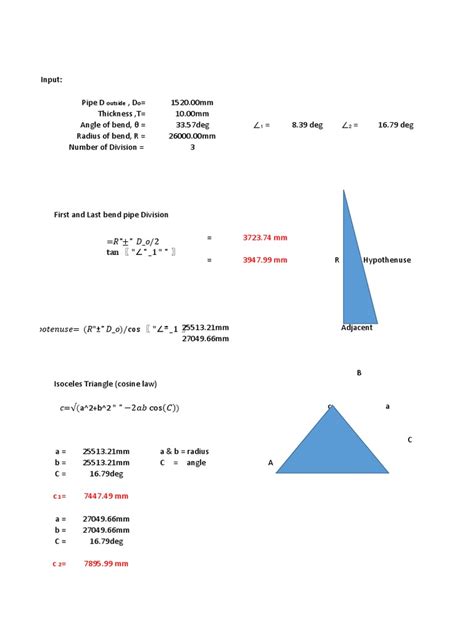 Pipe Dimension Calculator | PDF | Continuum Mechanics | Mechanics