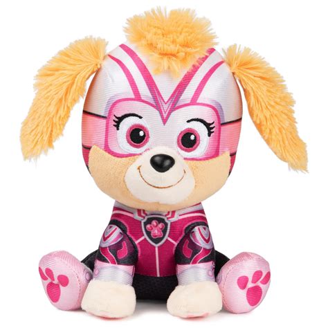 Buy D PAW Patrol: The Mighty Movie Skye Stuffed Animal, Officially ...