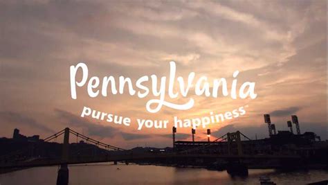 Pennsylvania's new welcome signs urge tourists to 'pursue your happiness'