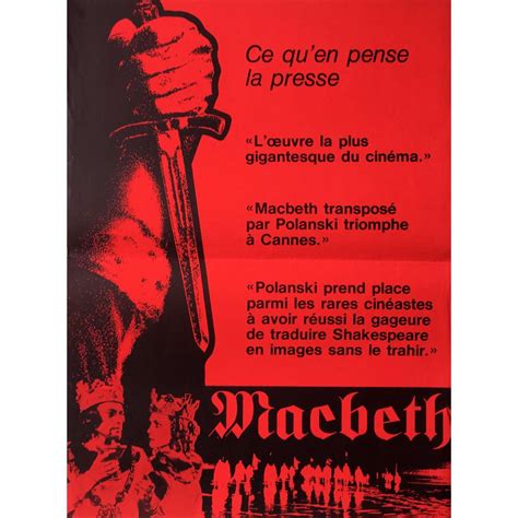 MACBETH Movie Poster 15x21 in.