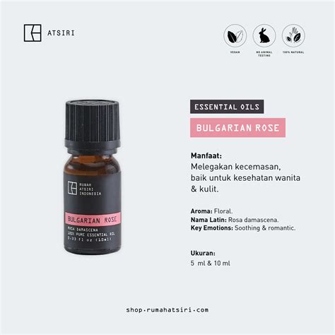 Bulgarian Rose Essential Oil - Rumah Atsiri – Atsiri Shop